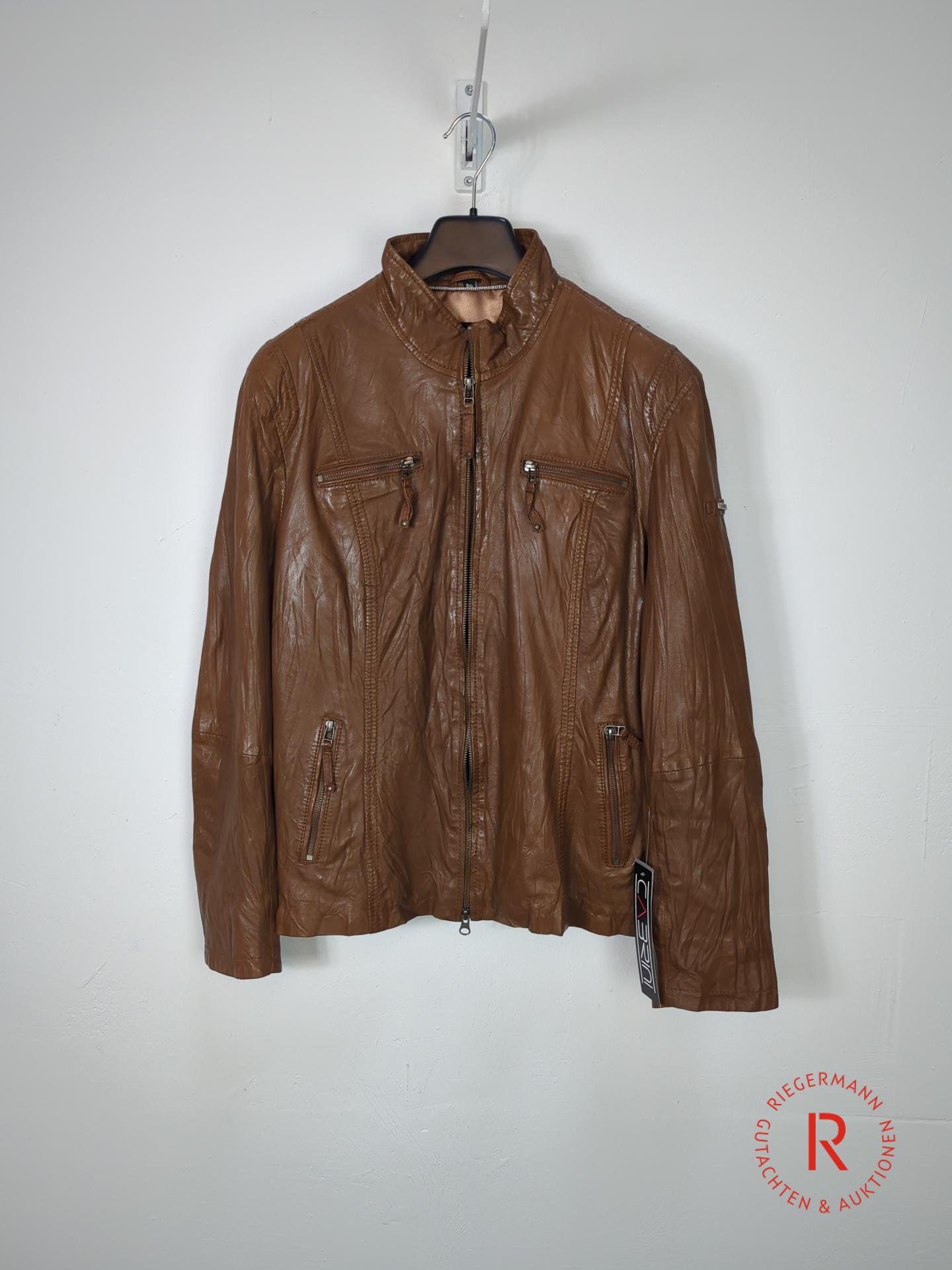 DAMEN LEDERJACKE GRÖSSE 50